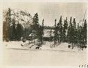 Image of Front of station in wintertime